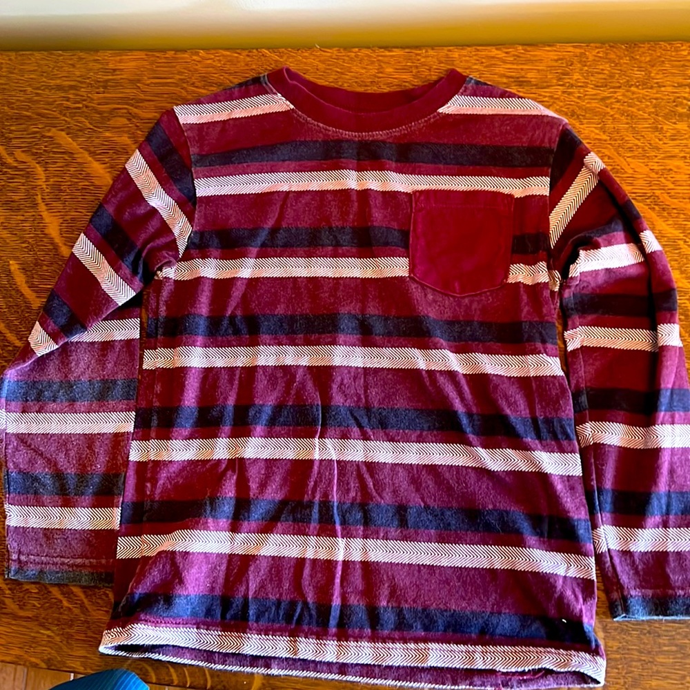 Stripe long sleeve shirt